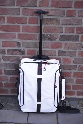    Samsonite Reisekoffer PARADIVER 55 cm wasserdicht mit 2 Rollen weiß  