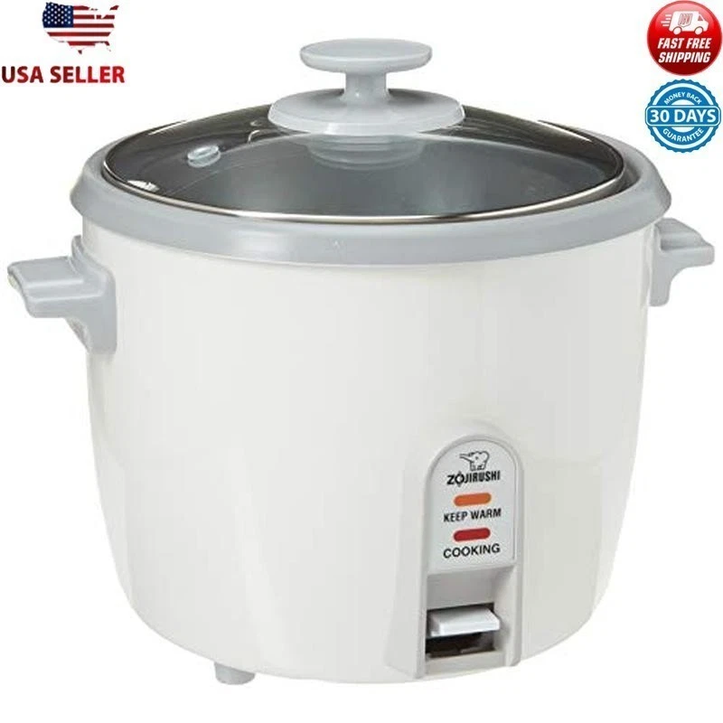 6-Cup Rice Cooker Steamer Automatic Keep-Warm Nonstick Inner Pan Accessories New