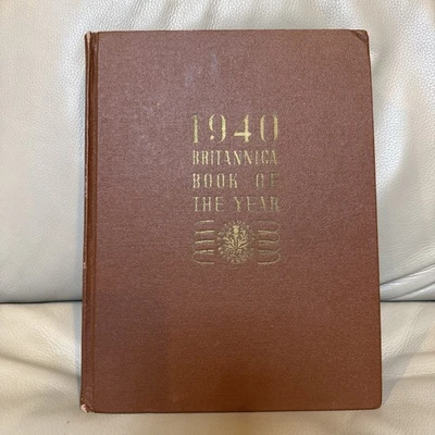 Britannica Book Of The Year In Antiquarian & Collectible Books for