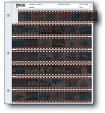 Printfile 35MM Negative Preservers Strips Storage Page 7 Strips 25 Pack