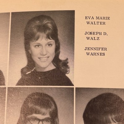 John Huarte Jennifer Warnes Mater Dei High School Yearbook CA 1965 Dirty Dancing