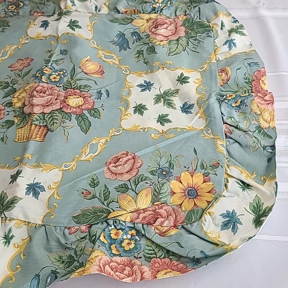 De Colección Martha Stewart Everyday Standart Almohada Falsa 20x26" Colgante Jardín Floral Foto 4 de 4