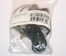 BlackBerry Wired Stereo Headset HDW-14322-001 Black 3.5mm Jack