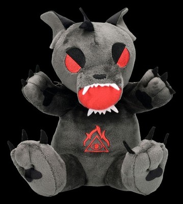 Plüschfigur - Dämonisches Monster Chupacabra - Gothic Kuscheltier Geschenk H 18
