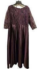 Dress Mother of The Bride - Groom Formal Evening Gown w/matching Purse, New, XL