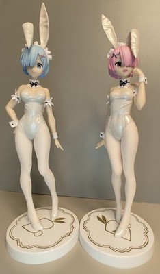 FuRyu BiCute Bunnies - Re: Zero Rem & Ram Figur 2er Set, white pearl Ver.