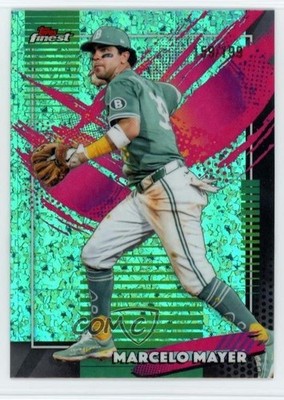 2026 Topps Finest Rare Aqua Mini-Diamond Refractor /199 Marcelo Mayer #286 18ys
