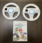 Mario Kart Bundle Wii (Nintendo Wii) - CIB & 2 Steering Wheels Tested Work