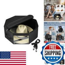 Bamneat HB-Octagona Hat Box for Cowboy Panama Fedora Hats