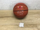 Toni Kukoc Signed Bulls Logo Wilson Alliance NBA Basketball w/HOF'21 SS COA