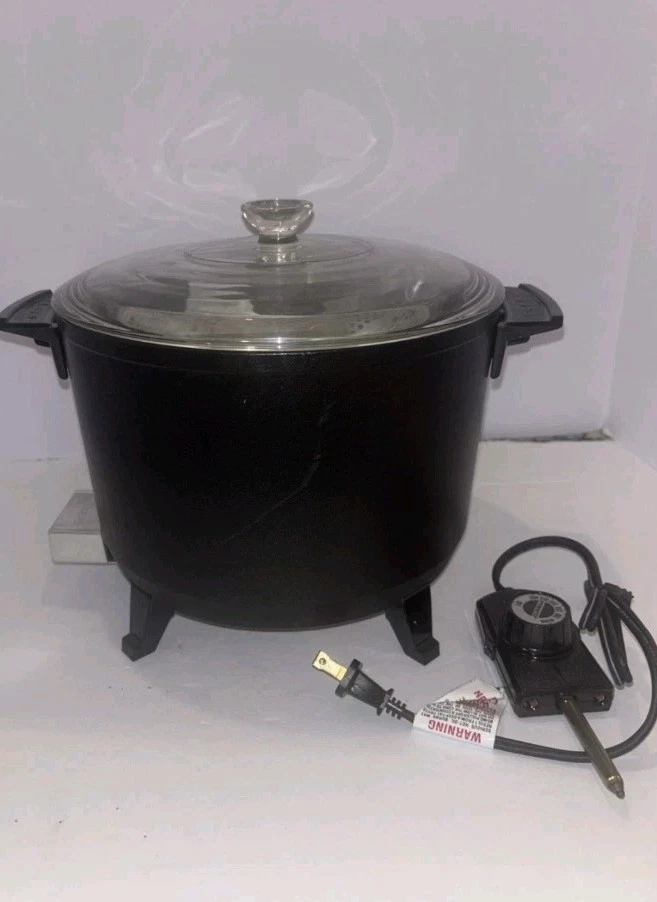 Presto 6Qt 06000- 04 Electric Kitchen Kettle Multi-Cooker Steamer w/ Basket+Bklt