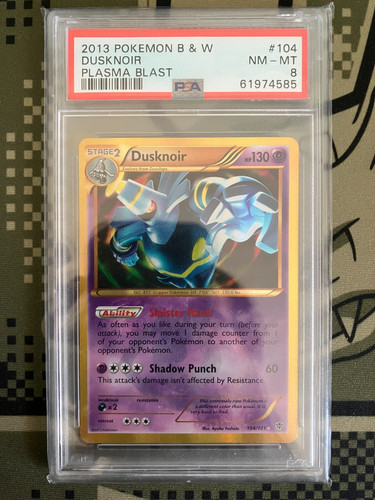 Dusknoir graded PSA 8 for sale on eBay