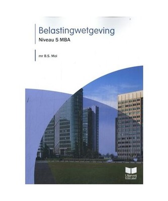 niveau 5 MBA [Belastingwetgeving], Mol, B.S.