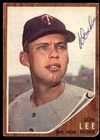 1962 Topps #166 Don Lee Signed Auto Autograph Twins ID:162878