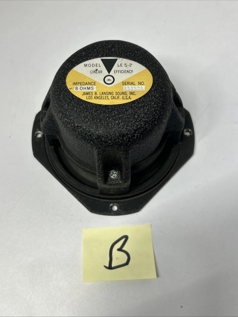 Vintage JBL LE 5-2 スピーカー ユニット アルニコ スコーカー 8 (動作