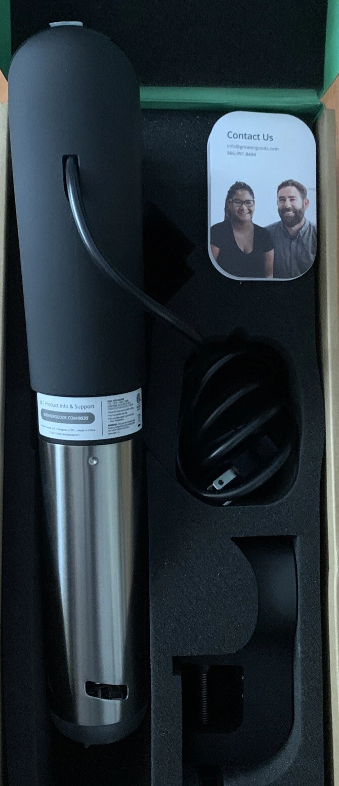 Greater Goods Kitchen Sous Vide A Precision Cooking Machine 0535
