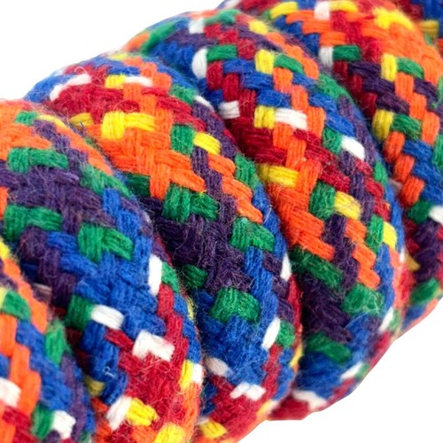 HugglePets Mountain Rope Dog Toy Let's Play - Teeth Cleaning Toys Massages Gums - Picture 34 of 34