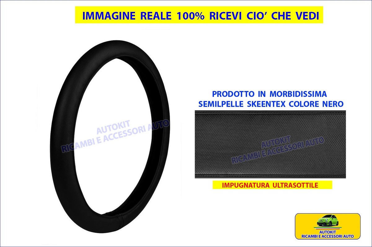 Coprivolante per Panda modello 169 prodotte dal 2003 al 2011 Universale per tutti i Volanti con diametro da 37 a 39 cm. - STW14F/W