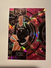 2024 Panini Select WNBA Alysha Clark Premier Pink Crakced Ice Prizm-#102