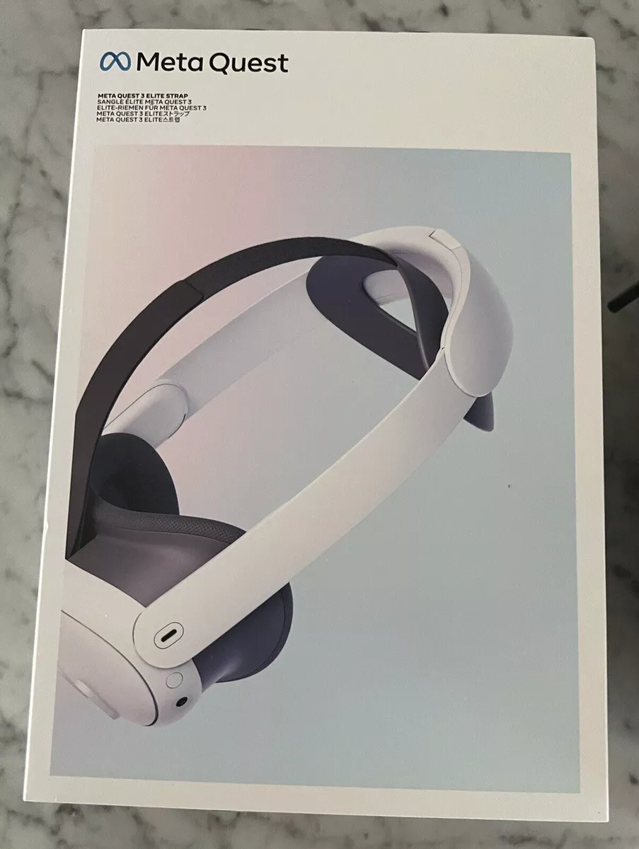 Meta Quest 3 128GB Mixed Reality VR Headset with Elite Strap