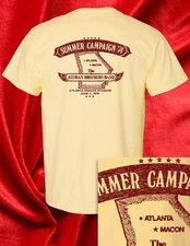 Concerts West 1974 Promo t-shirt FREE S&H to USA Southern Rock