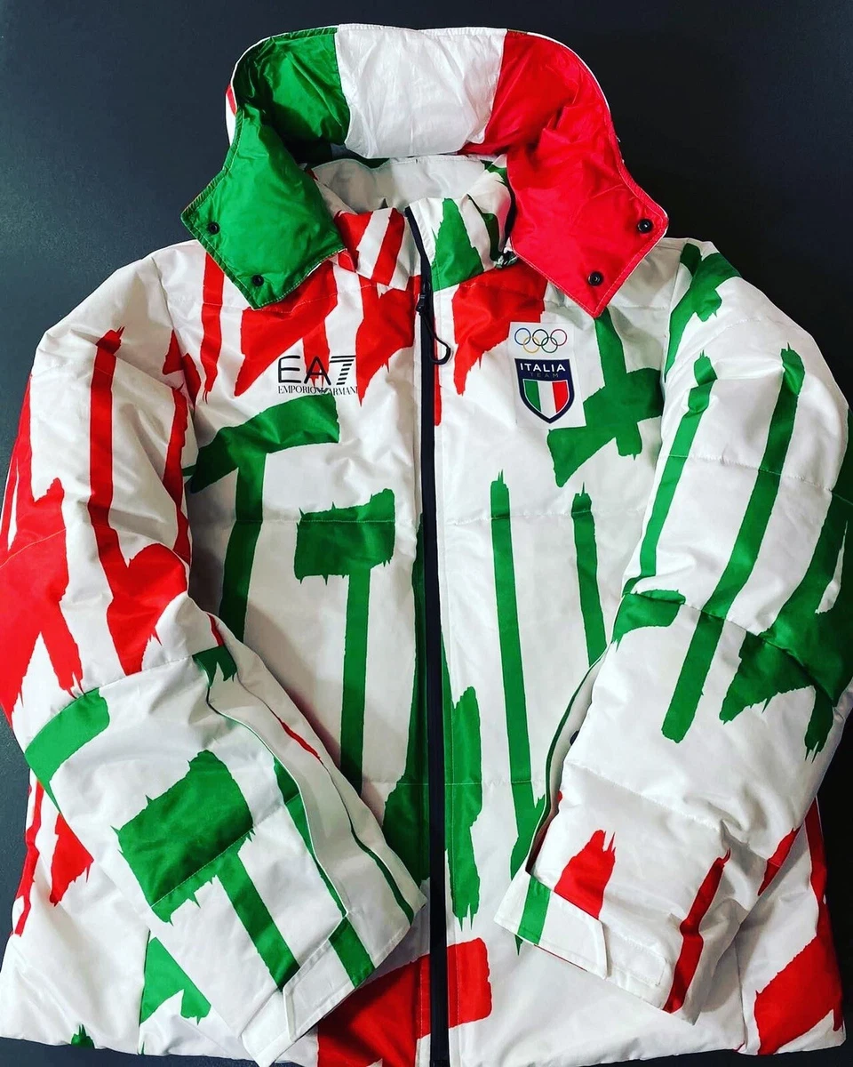 EA7 Emporio Armani Ski Jacket, Official Italia Olympic Team Size M