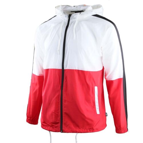 Lightweight Water-Resistant Windbreaker Zip-Up Hoodie Windproof Jacket for Men - Picture 4 of 30