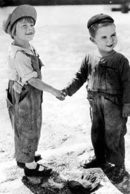 Kinderschauspieler Billy Butts und Jackie Lucas im Film von 1924 4x6 FOTO