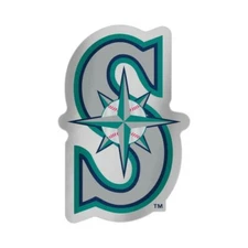 SEATTLE MARINERS AUTO BADGE CAR DECAL EMBLEM 3.5"X5" HIGH QUALITY