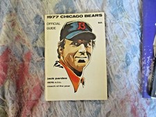 1977 CHICAGO BEARS MEDIA GUIDE Yearbook WALTER PAYTON Program JACK PARDEE NFL AD