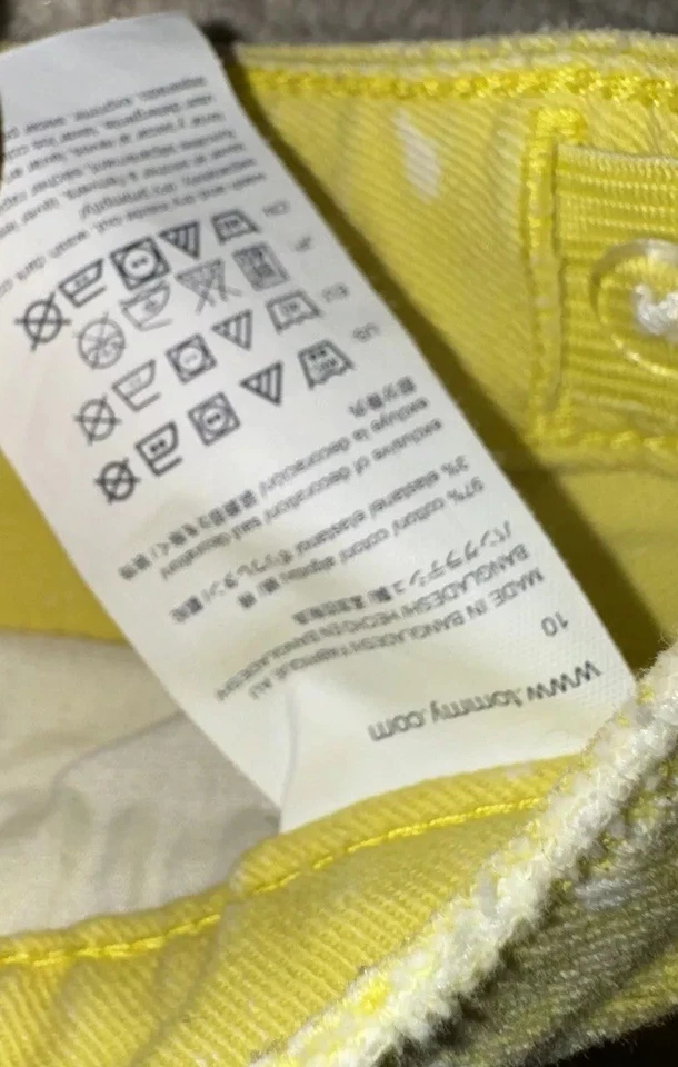 Lote de 2 pantalones cortos de diseñador para niñas talla 10: Tommy Hilfiger y DKNY  Foto 4 de 4