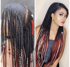 Braided Wig : cornrows.