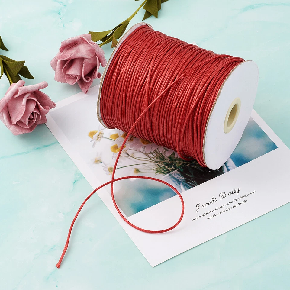 200yards/roll Environmental Korean Waxed Polyester Cord Crafting Thread 1.5mm - Image 2 of 3