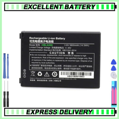 HBL6200 New  3800mAh Battery For Urovo I6200s I6200a I6300a Pda Scanner