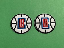 NBA Basketball Los Angeles Clippers Iron/Sew On Badge Patch Set Of 2 Brand New