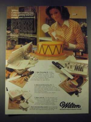 1977 Wilton Ad - Basic Decorating Kit, Advanced Decorating Kit, Basic Tube Kit