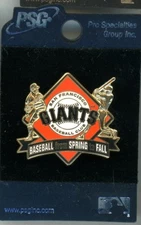 Giants Baseball From Spring To Fall Pin 2004 San Francisco New On Card PSG sfg98