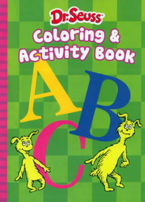 Dr. Seuss ABCs coloring book RARE UNUSED