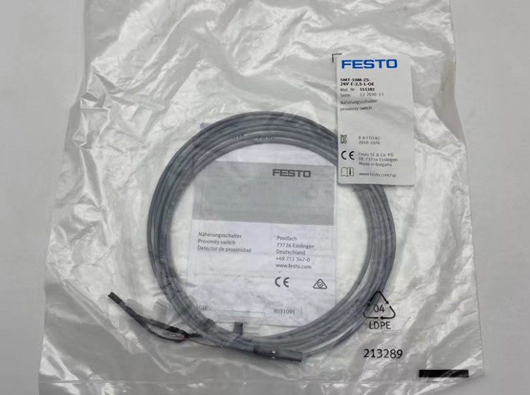 1PC New Festo SMT-10M-ZS-24V-E-2,5-L-OE 551382 Proximity Sensor Brand