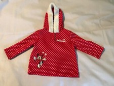 Disney MINNIE MOUSE Long Sleeve  Red Hoodie ~ Size 18 M