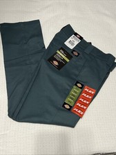 Dickies Flex Twill Work Pant Slim Fit Tapered Leg 29 X 30 L Green WP150LN NWT