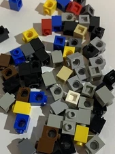 LEGO Parts 6541 (8pcs) Technic, Brick 1 x 1 with Hole Choose Color