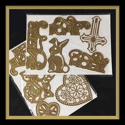 Anna Griffin 10 Piece EASTER & LOVE Cutting Dies  ... hard to find! **NEW** #105