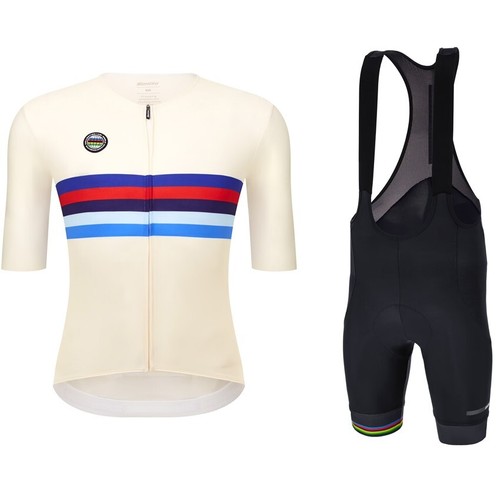 2025 Mens Pro Cycling Jersey Half Sleeve Bike Team Racing Top + Bib shorts set - Picture 11 of 74