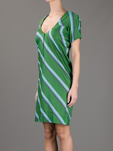 Balenciaga cotton striped dress, size 