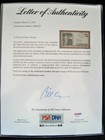 MARK MCGWIRE Record Breaker 62 HR Auto Signed FDC Framed PSA/DNA LOA  — photo 3