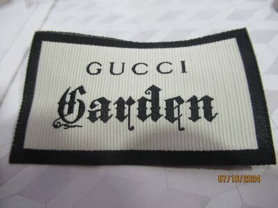 GUCCI  1 Clothing Designer Tag LABEL Replacement Sewing Accessories