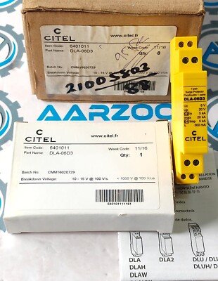 1PC New CITEL DLA-06D3 Pair Surge Protector (8pc LOT)