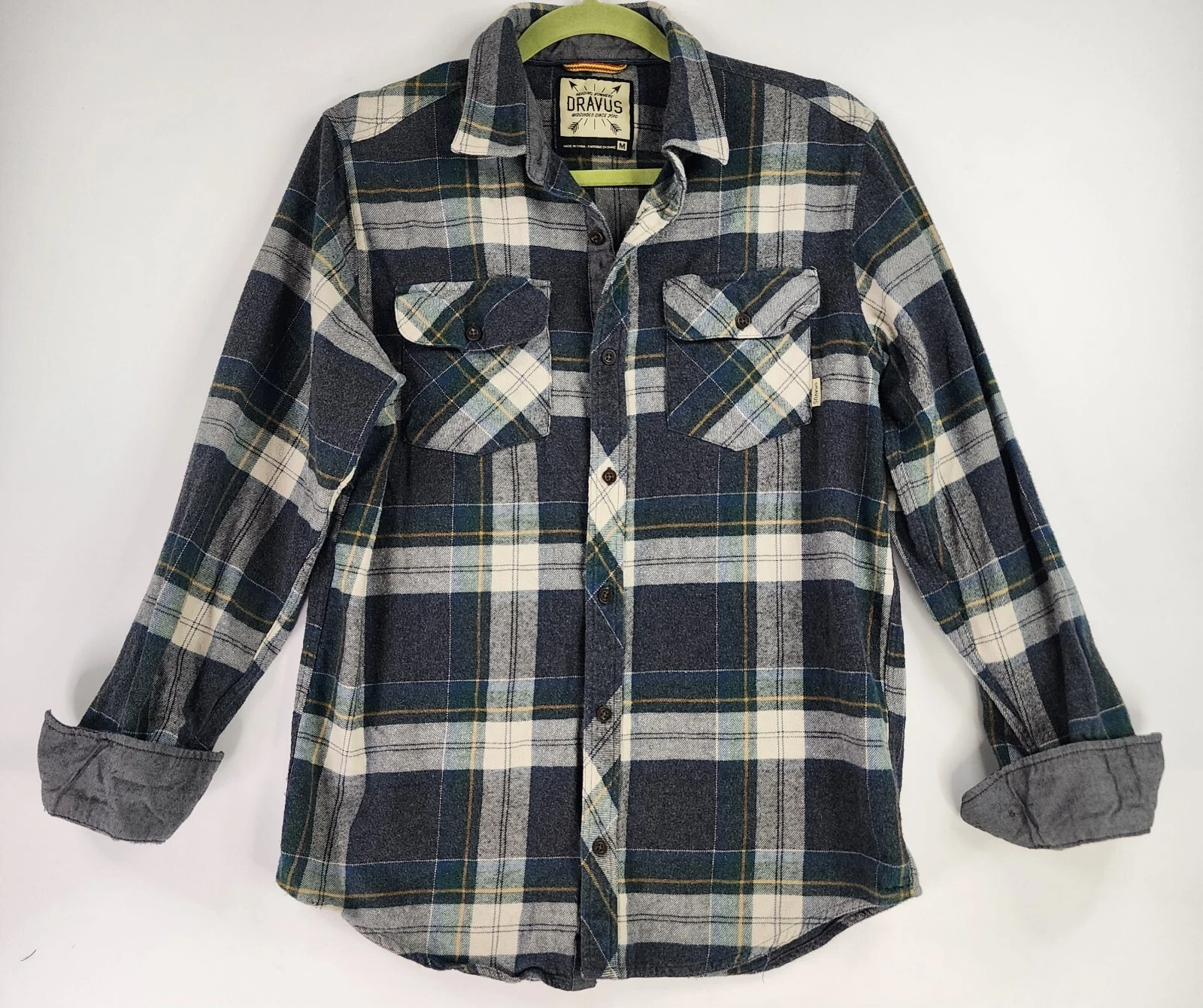 Dravus Shirt Mens Medium Blue Flannel Outdoor Western Core Workwear Casual Top
Opens in a new window