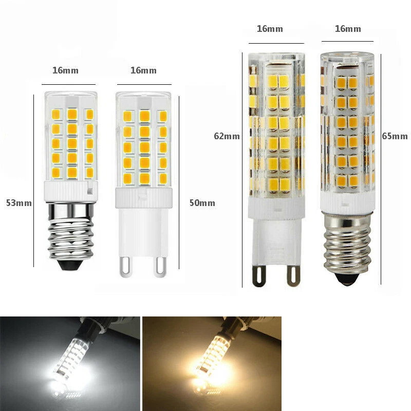 G9 LED 5W 10W LAMPADINA SMD 2835 220v LUCE FREDDA-CALDA LAMPADA 350 LUMEN - Immagine 2 di 4